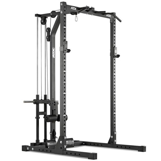 ATX® Half Rack 620 – stație multifuncțională cu helcometru, încărcare cu discuri, capacitate maximă 400 kg, înălțime 214 cm