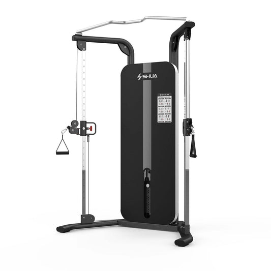 Aparat fitness SHUA cu scripete, multifunctional, stiva de greutate 65 kg