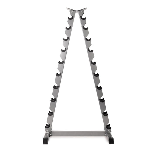 Stand, suport fitness, depozitare 10 perechi de gantere cromate Trendy Sport