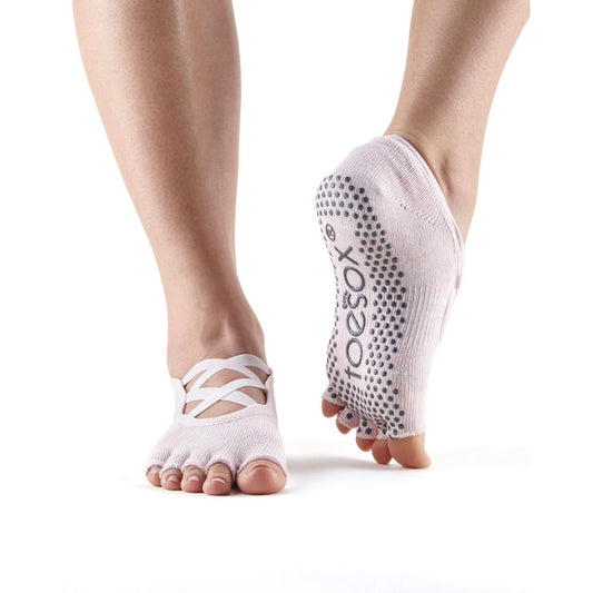 Sosete yoga, pilates, gimnastica ToeSox Half Toe Elle, Roz