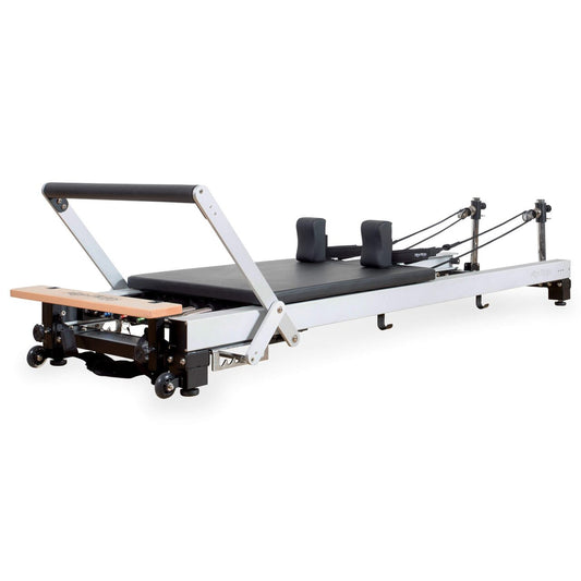 Aparat Reformer Pilates A8 Pro cu picioare talie joasa 28 cm, Align Pilates