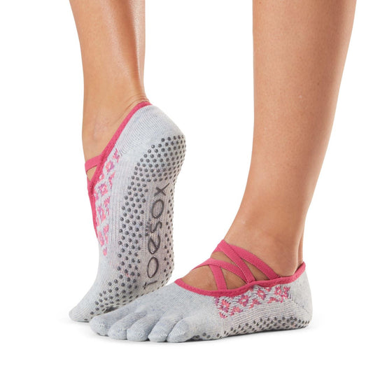 Sosete yoga, pilates, gimnastica ToeSox Full Toe Elle, cu elastic - Siesta