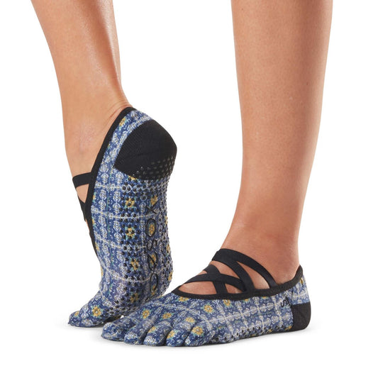 Sosete yoga, pilates, gimnastica ToeSox Full Toe Elle, cu elastic - Villa