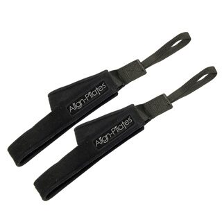 Set curele duble silentioase pentru reformer Align-Pilates, negre