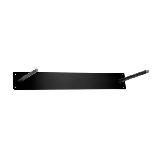 Suport de perete pentru depozitare saltele Trendy Sport, metal, 55 x 48 x 8 cm, negru
