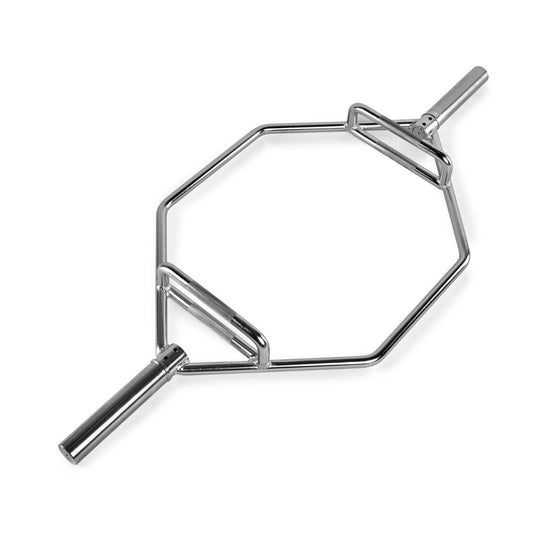 Bara fitness hexagonala IFS, 140 cm, 23 kg, Ø 50 mm, crom