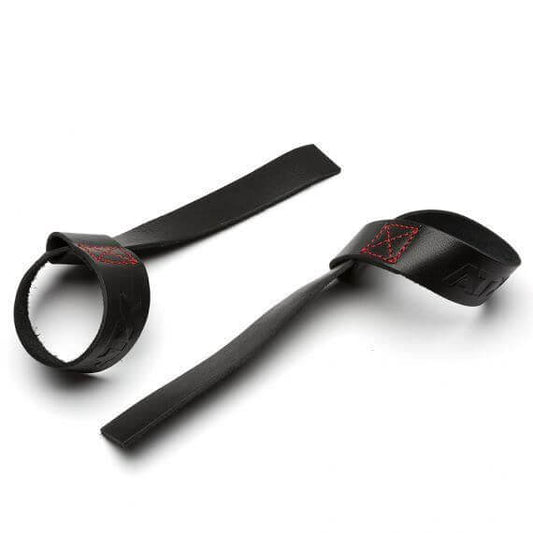 Strap-uri, curele, bandaje pentru haltere ATX®, piele, 55 x 40 x 0.3 cm, negru