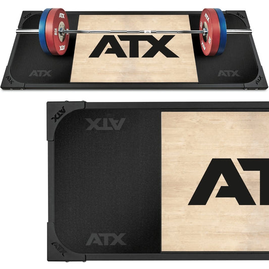 ATX® Deadlift/Weightlifting – Platforma 250 x 88 cm – Cauciuc plin – ATX Classic