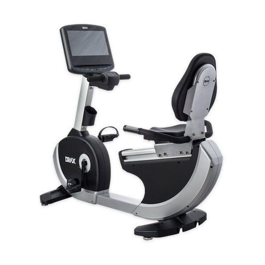 Bicicleta Fitness, Recumbent cu spatar, Display LCD 15.6" , Screen Mirror, 25 nivele dificultate