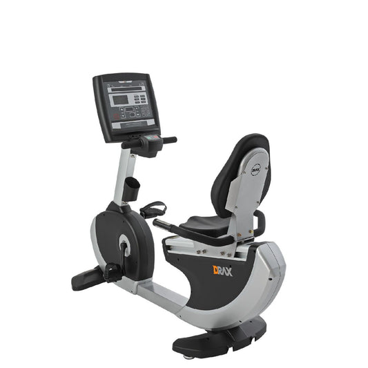 Bicicleta Fitness Recumbent cu spatar, consola DOT MATRIX, 25 nivele de dificultate