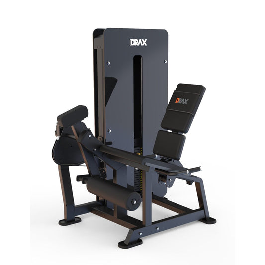 Aparat Fitness Drax Leg Extension pentru cvadriceps cu incarcare stiva 100 kg