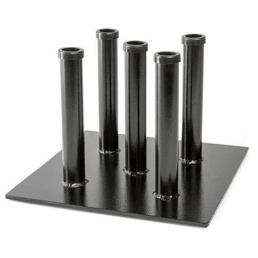 Suport pentru bare olimpice – depozitare verticală pentru 5 bare Ø 30 mm