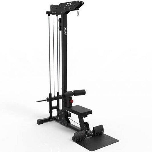 Aparat fitness ATX® pentru tractiuni/ramat la helcometru, seria 700, cu incarcare pe discuri, incarcare maxima 160 kg