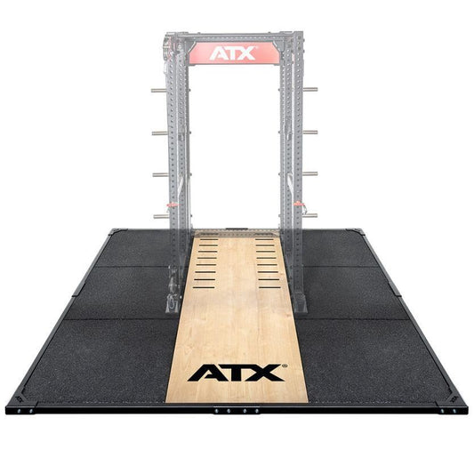 Platforma ATX ® pentru Weightlifting/Power Rack, 3 x 3 m, lemn, logo ATX