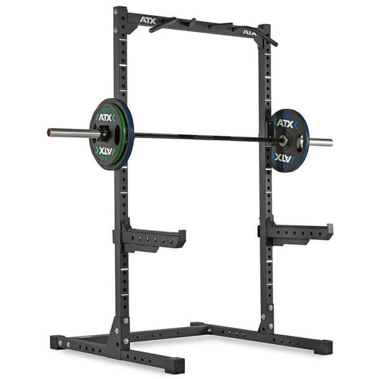 ATX® Half Rack Cadru pentru antrenament funcțional – Seria 600, înălțime 210 cm, cârlige J-Hooks incluse
