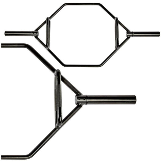 Bară hexagonală IFS Hex Bar, 140 cm, 23 kg, Ø 50 mm, negru