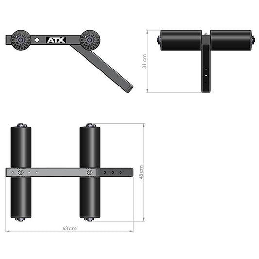 Atasament ATX® AB option pentru banca fitness multifunctionala, abdomen