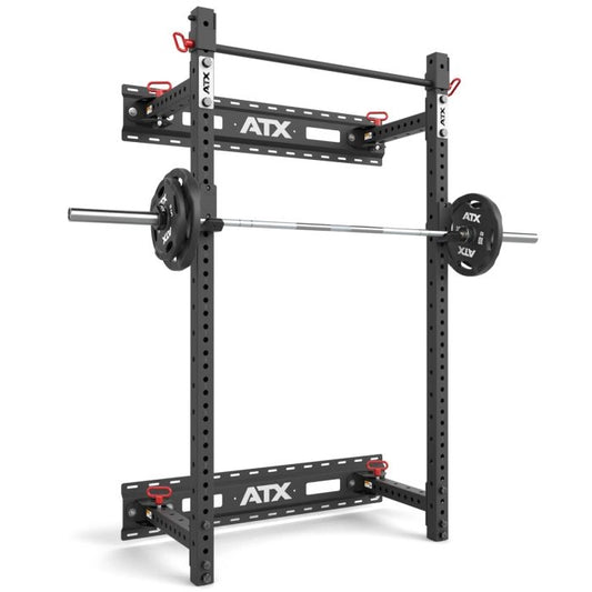 ATX® Fold Back Rack Half Rack 750 – Rack Pliabil pentru Montaj pe Perete, înălțime 219 cm
