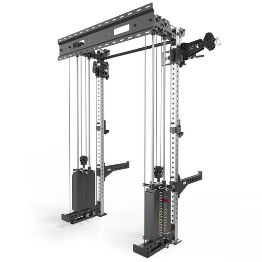 ATX® Half Rack – Stație de tracțiuni cu 2 x 90 kg greutăți – Montare pe perete