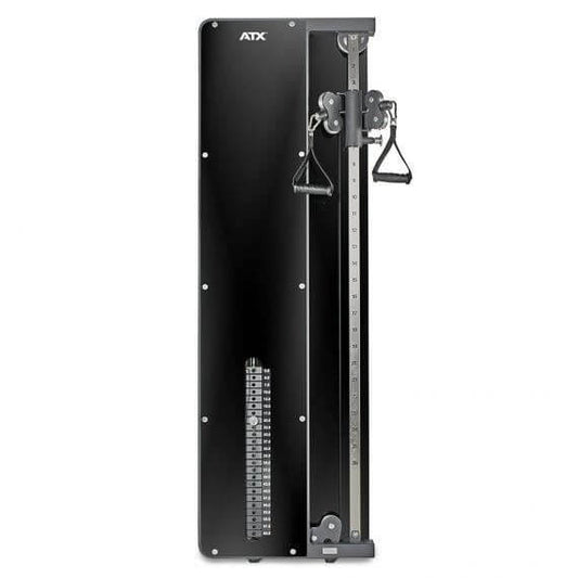 Aparat fitness ATX® multifuncțional cu prindere pe perete, scripete cu stivă 60 kg