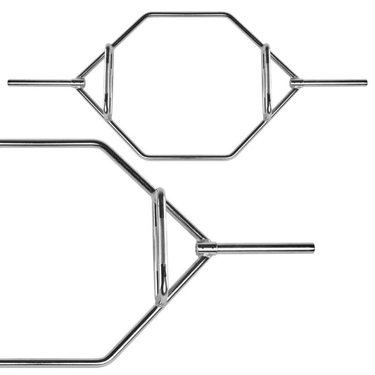 Bară hexagonală Hex-Bar de 30 mm, cromată, cu cleme de siguranță