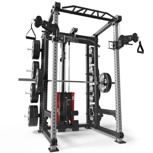 ATX® Multi Power Rack & Pull Station - aparat fitness multifuncțional cu stivă de greutate 125 kg