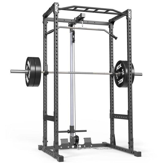 ATX® Power Rack PRX-520 cu stație pentru tracțiuni la scripete cu discuri – Înălțime 218 cm, seria 500