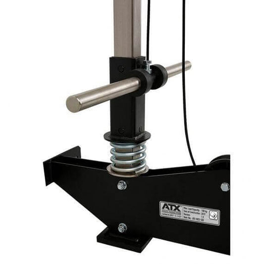 Aparat fitness ATX® pentru tractiuni/ramat la helcometru, cu prindere de perete, seria 500, cu incarcare pe discuri, incarcare maxima 130 kg