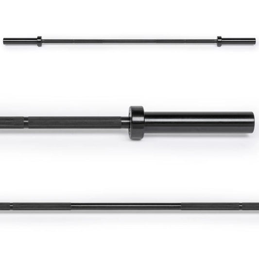 Bara fitness profesională IFS, 185 cm, 13.5 kg, Ø 50 mm, negru