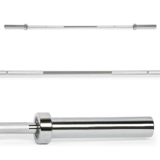 Bară fitness profesională IFS, 185 cm, 13.5 kg, Ø 50 mm, crom