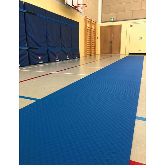 Covor fitness Friedola Premium, Gymnastic &Fitness Mat, 100 x 1000 x 0.8 cm, albastru