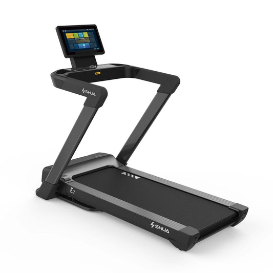 Banda de alergat SHUA, motorizata, 15.6" HD Touch Screen, pliabila