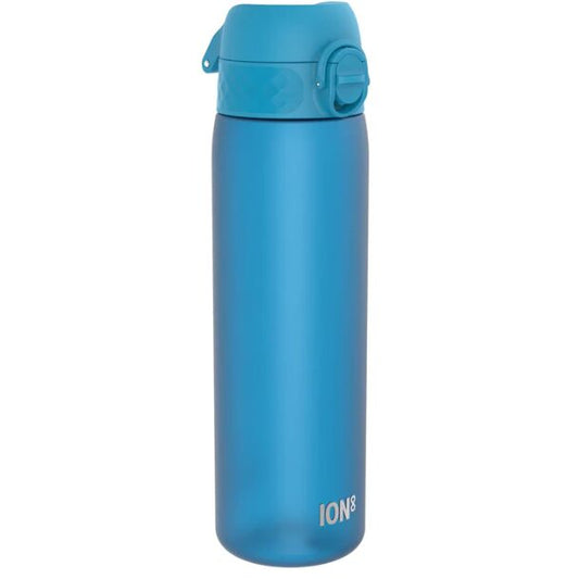 Sticla de apă Ion8 subțire rezistentă la scurgeri, Recyclon™, Albastru, 500 ml