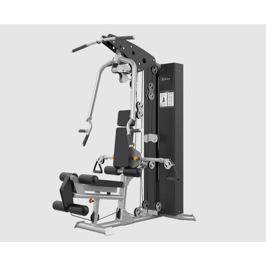 Aparat fitness pentru spate si piept cu stiva de greutate