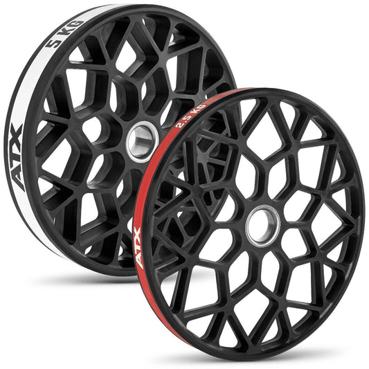 Disc de greutate ATX® – disc tehnic – pentru antrenamente cu aruncare (drop training) 2,5 + 5 kg