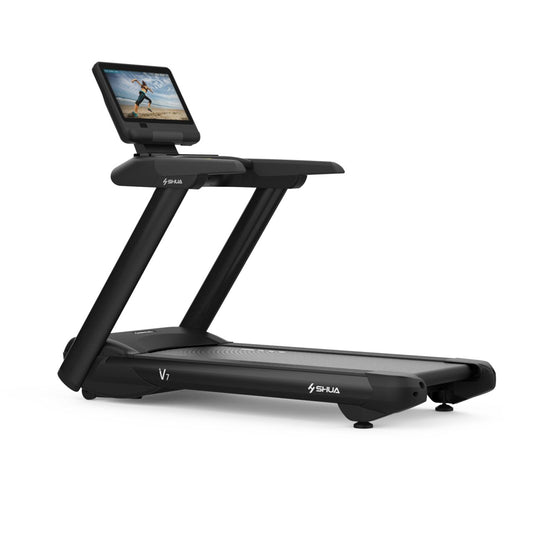 Banda de alergare SHUA, motorizata, 21.5 Inch HD Touchscreen, inclinatie 0-15%