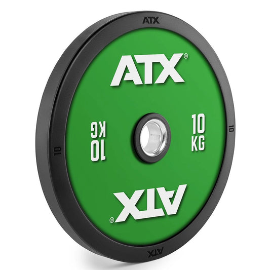 Disc olimpic ATX® bumper, cod internațional de culoare, Ø 50 mm, 5-25 kg