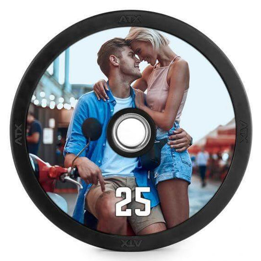 Disc Bumper de cauciuc solid personalizabil DYO, Ø 50 mm, 450 mm