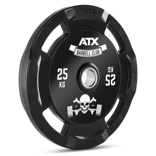 ATX® Disc fitness multigrip, Barbell Club Logo, 50 mm 1.25 - 25 kg