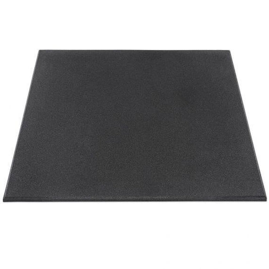 Pardoseala, placa de cauciuc patrata Fitness Gymfloor® 1000 x 1000 x 15 mm, neagra