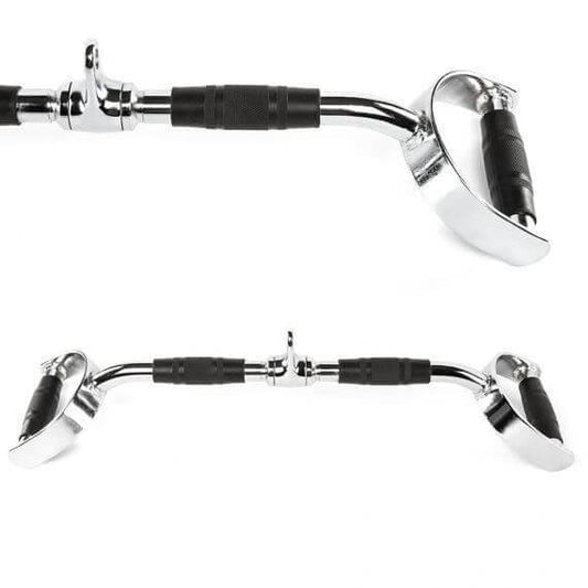 Bara helcometru cu manere paralele, cauciucată - 65 cm