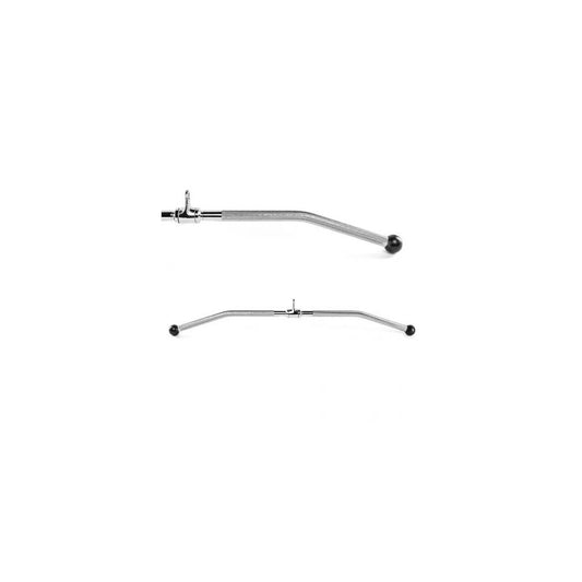 Bara Helcometru dreapta pentru tractiuni spate cu manere striate si bile de cauiuc, 2 puncte prindere, 100 cm