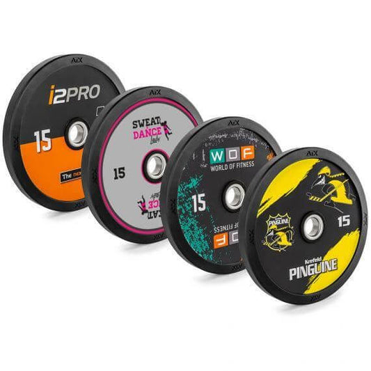 Disc Bumper de cauciuc solid personalizabil DYO, Ø 50 mm, 450 mm