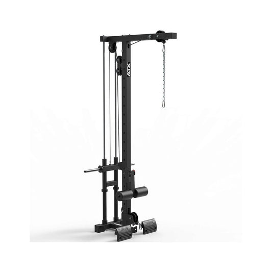Aparat fitness ATX® pentru tractiuni/ramat la helcometru, seria 700, cu incarcare pe discuri, incarcare maxima 160 kg