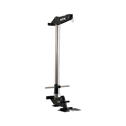 Aparat fitness ATX® pentru tractiuni/ramat la helcometru, cu prindere de perete, seria 500, cu incarcare pe discuri, incarcare maxima 130 kg