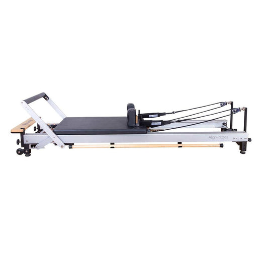 Aparat Reformer Pilates C8 Pro, cadru aluminiu, talie joasa 26 cm, Align Pilates