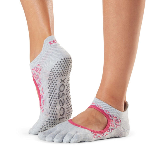 Sosete yoga, pilates, gimnastica ToeSox Full Toe Bellarina - Siesta