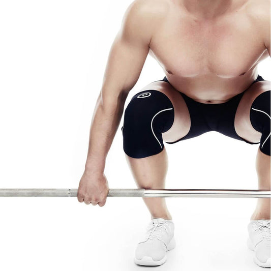 Genunchiera Rehband RX Knee Sleeve, 7 mm, XXS - XXL, Negru