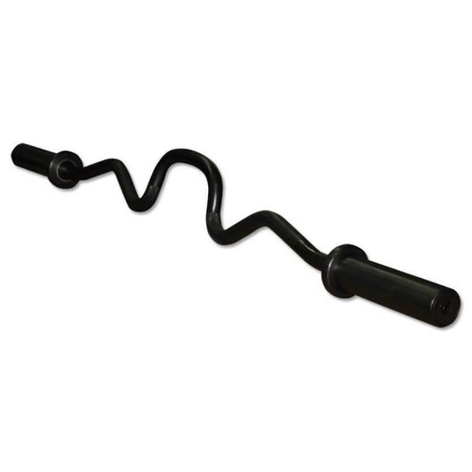 Bara fitness SZ, 125 cm, 7.5 kg, 50 mm, negru