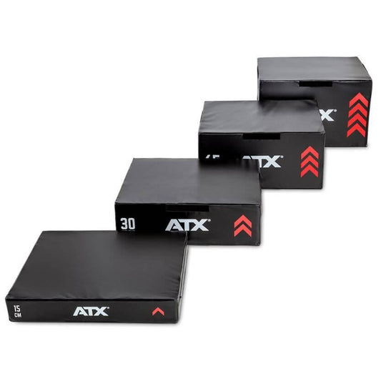 Set cutii pliometrice ATX® Plyobox – 4 piese, dimensiuni mari